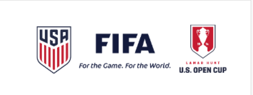 U.S. Soccer, FIFA and Lamar Hunt U.S. Open Cup logos